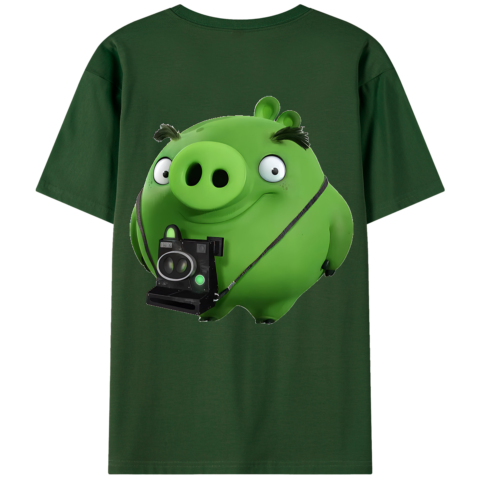 （画像用） Angry Birds アングリーバード 綿100％半袖Tシャツ（背面プリント）